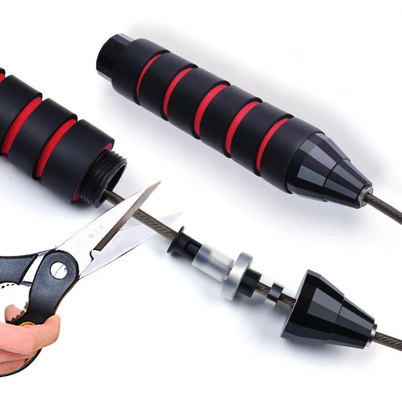 China factory supplied top quality high speed weighted elastic jump rope with cheap price