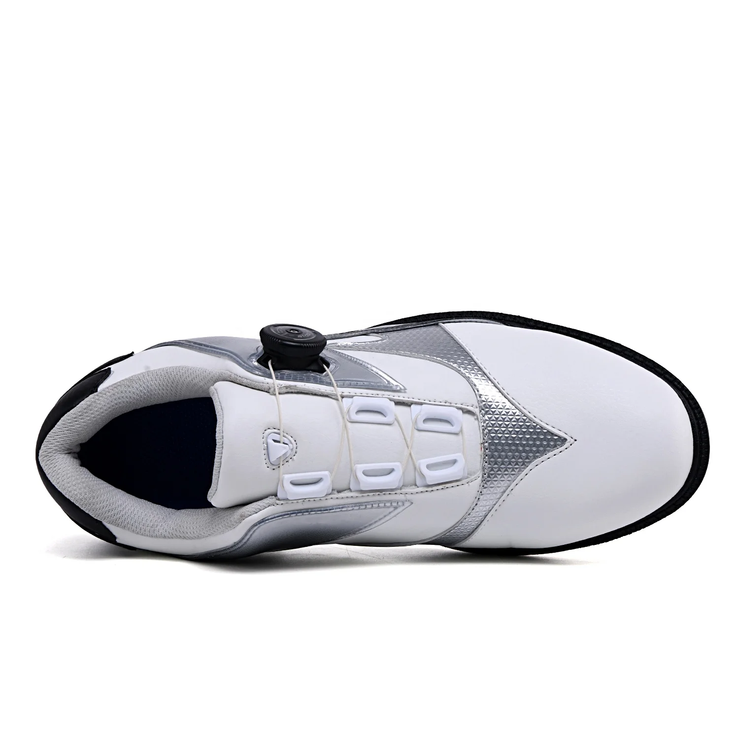 
Factory Wholesale Japan Outdoor Anti-slip Comfortable Auto Shoelaces Golfing Shoe Mens Hiking Spikes Golf Shoes for Men 