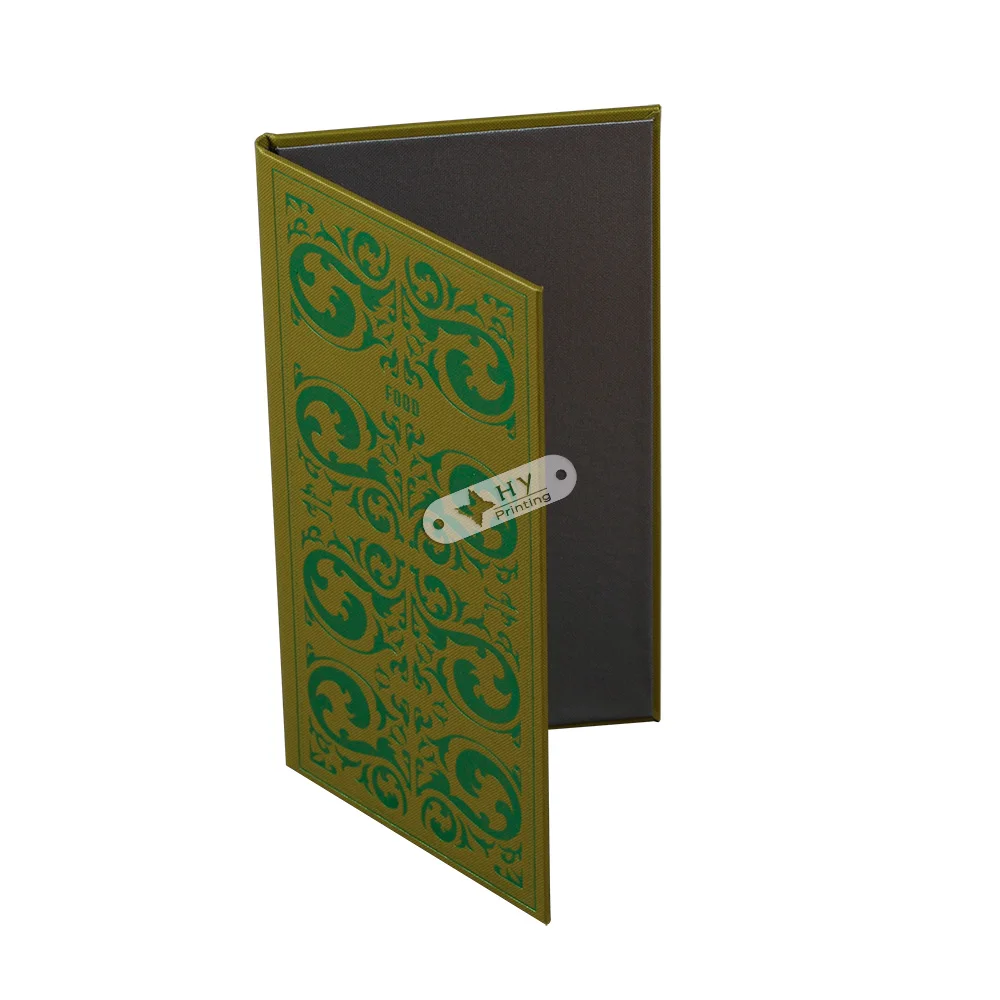 Custom restaurant hardcover Folder hotel Menu Folder Beer Menu Folder