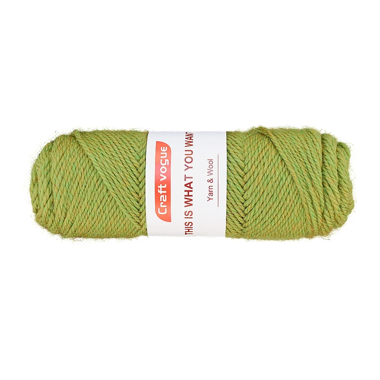 Craft Vogue 100g wool yarns  long  wholesale 3ply Skin friendly soft wool yarn for knitting