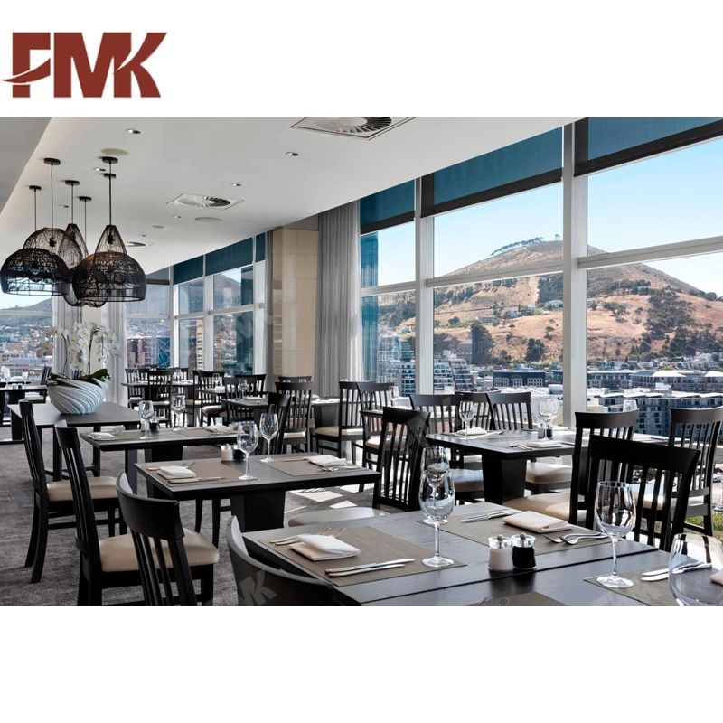 
Foshan Hotel Furniture Manufacturing Wooden Restaurant Table For Modern Dining Table And Chair Set 