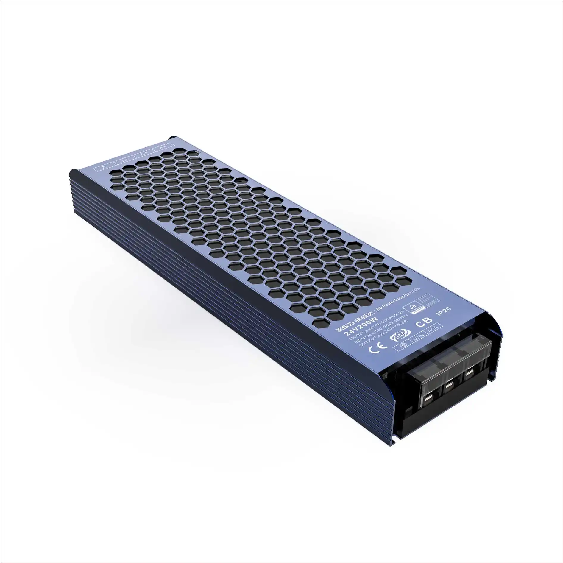 100-277V high PFC led power supply 12v 24v 36v 48v 60w-500w led transformer IP20