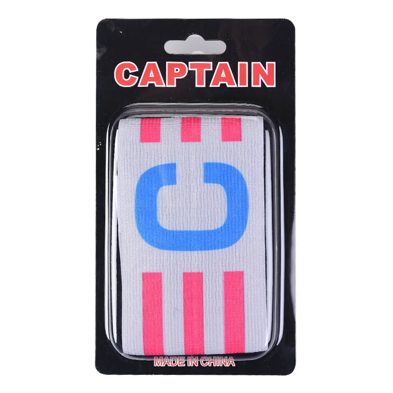 Professional High Quality Adjustable Football Captain Armband Nylon Non-slip Armband Soccer Leader Match Captain Armband