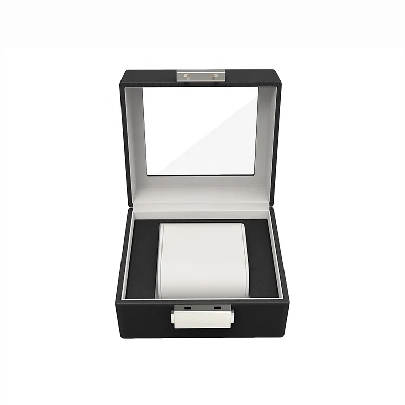 Jewelry Box Case Packaging Case for Men's Watches High Quality PU Leather Stylish Design