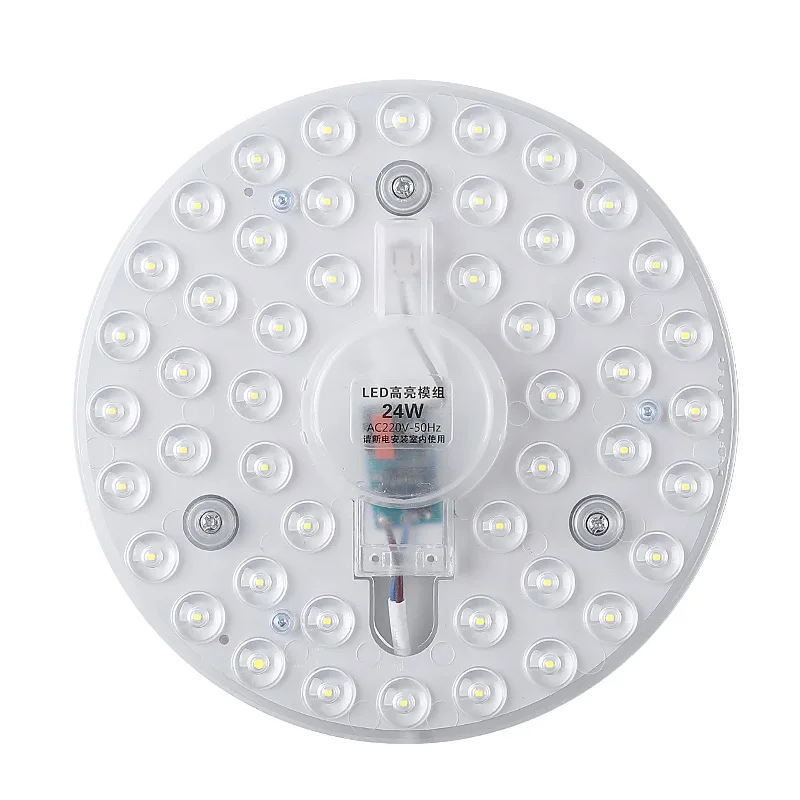 LED round Ceiling Lamp with Wick Light Source Transformation AC Powered PC Body Wick Replacement Plate and Lanterns Modules