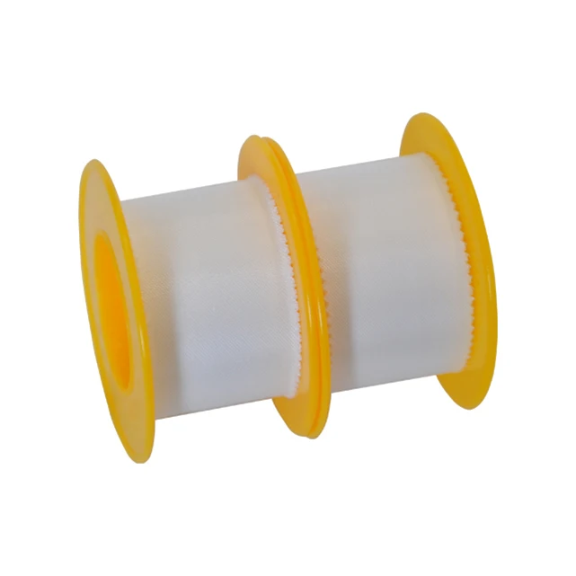 White Silk medical adhesive tape breathable and soft silk medical tape