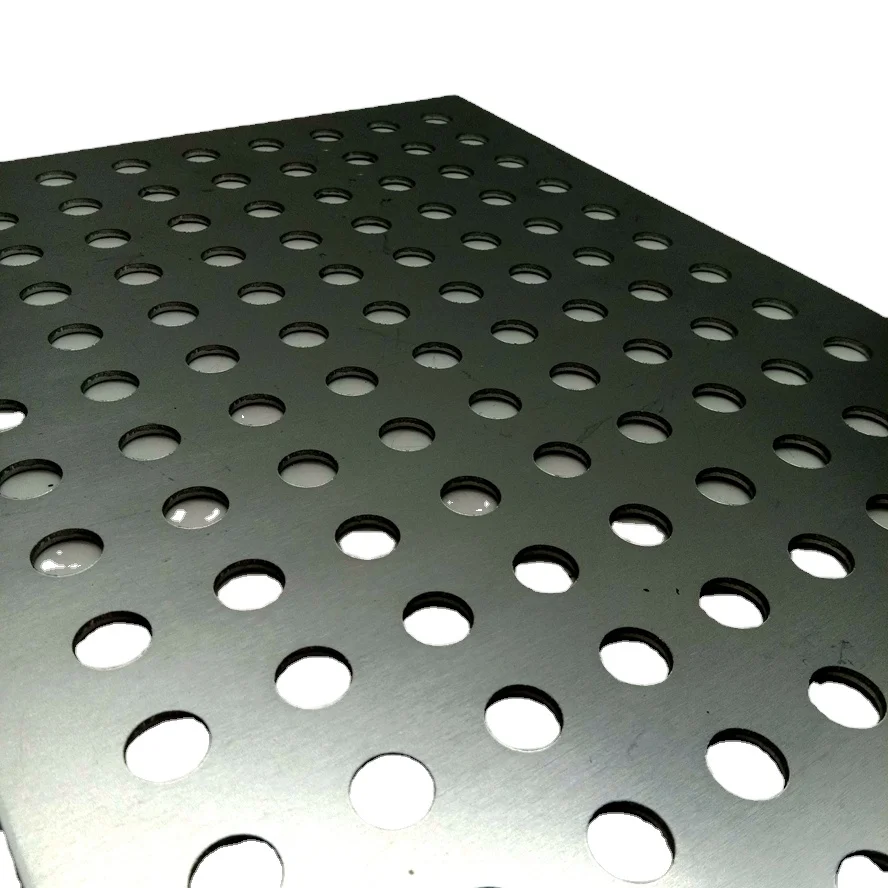Custom round hole perforated metal mesh building sheet