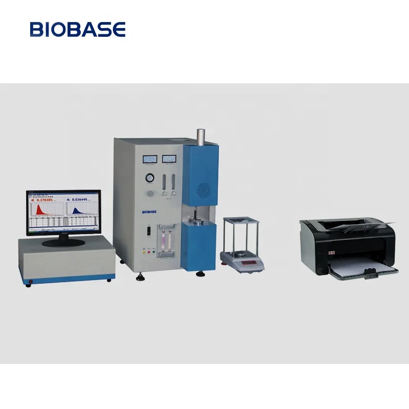 biobase 20~100s Analyzer Time Steel/Iron/Alloy/Nonferrous Metal/Others Carbon & Sulfur Analyzer for lab