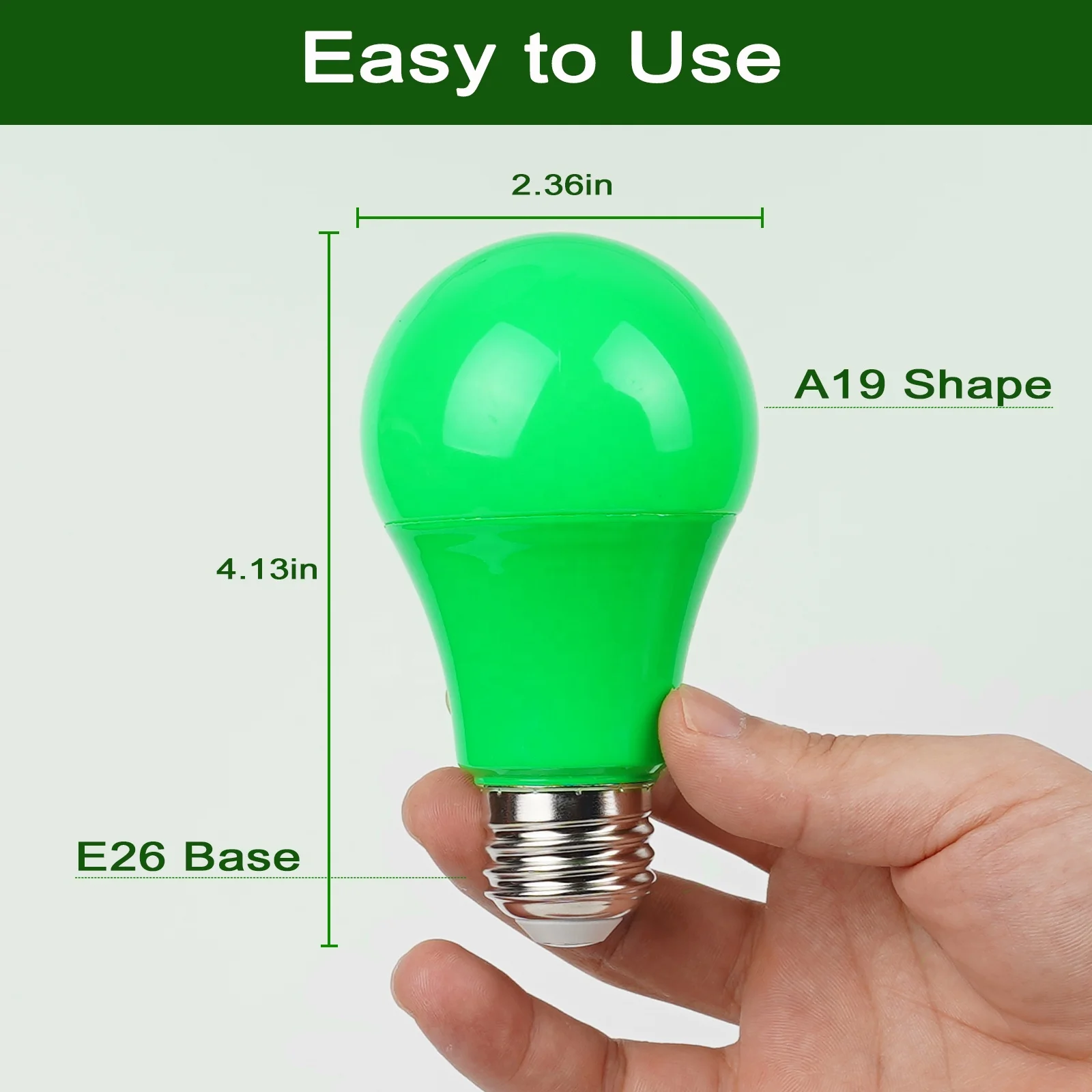 Green LED colored light bulbs festival christmas holiday night lighting bulb for home party decoration