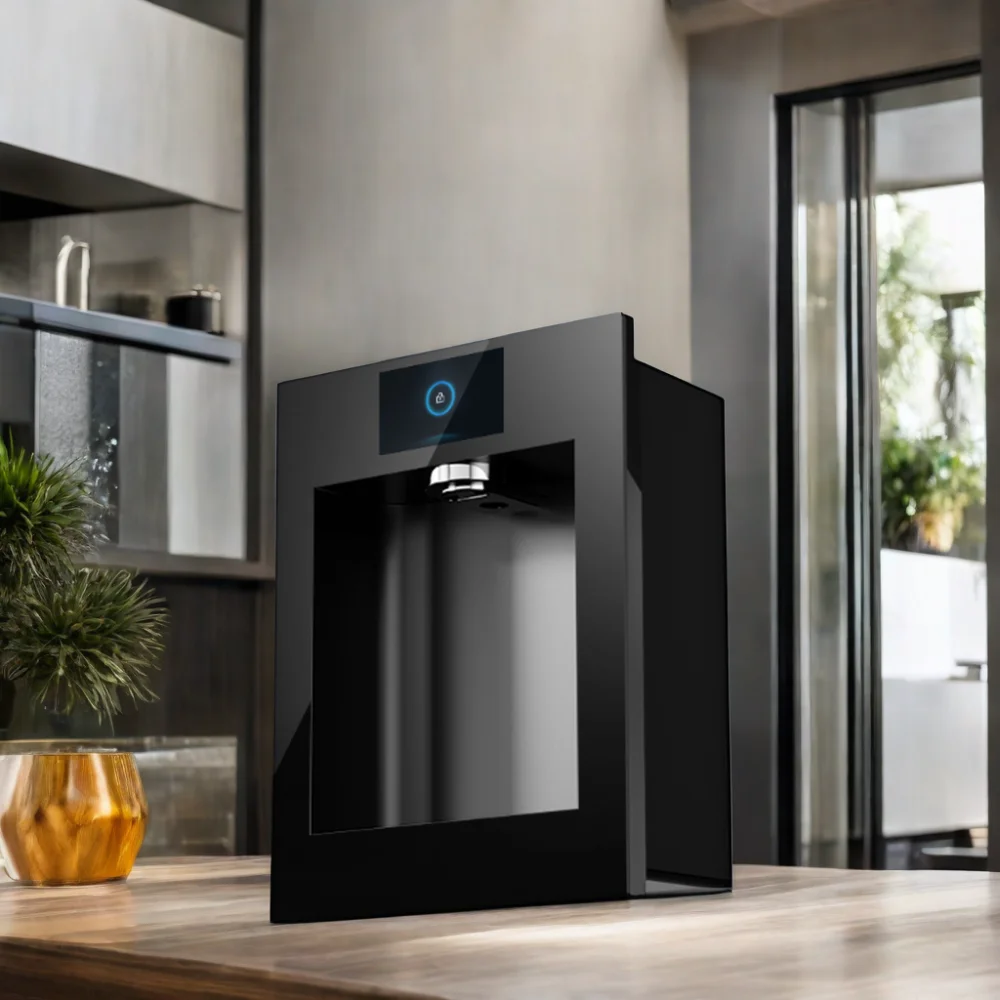 Smart Use Stainless Steel Built-in Water Dispenser Sparkling Water Machine Manual Power Source Convenient Desktop Household Use