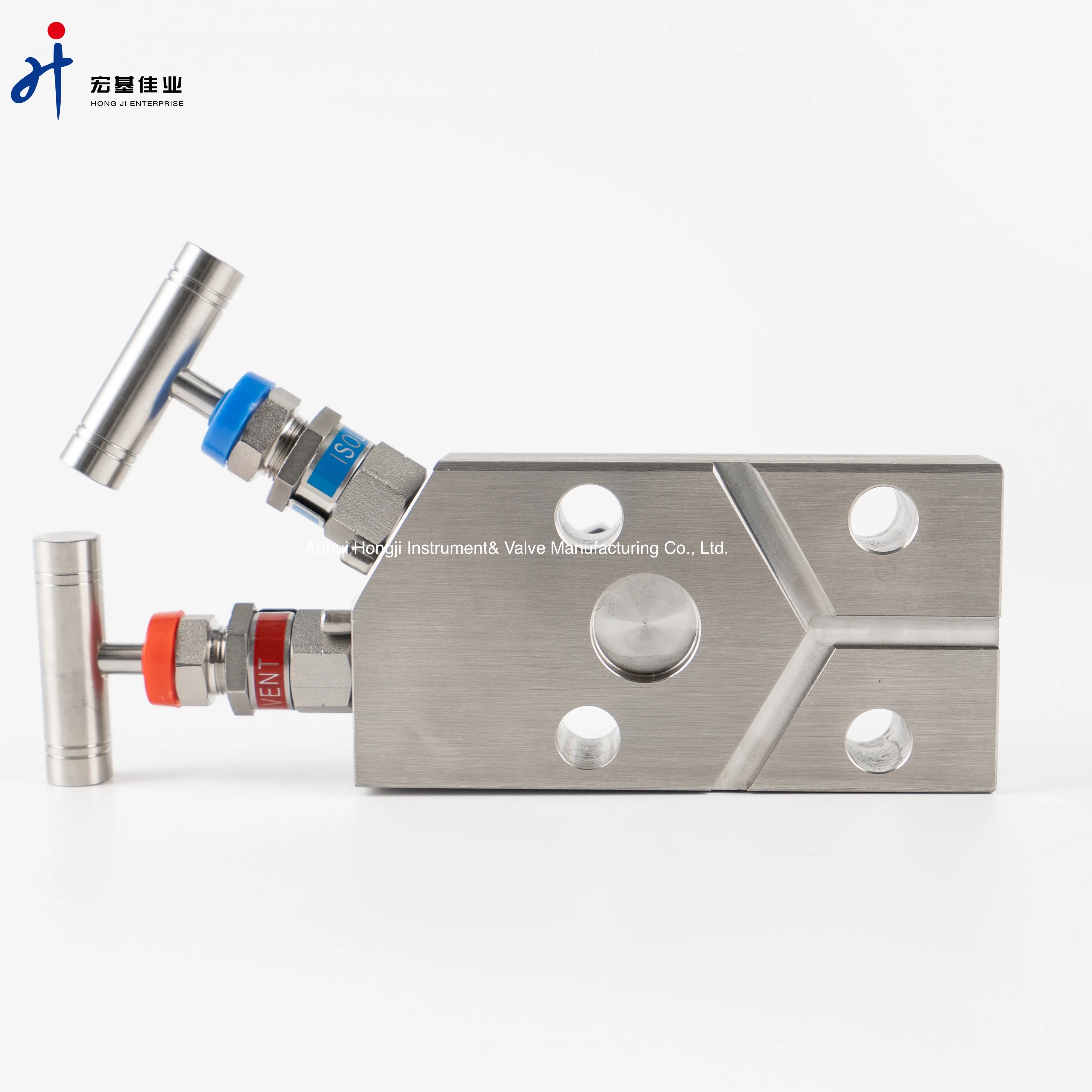 Needle Valve Manifold Manufacture Stainless Steel Coplanar Two-Valve Manifold 6000psi