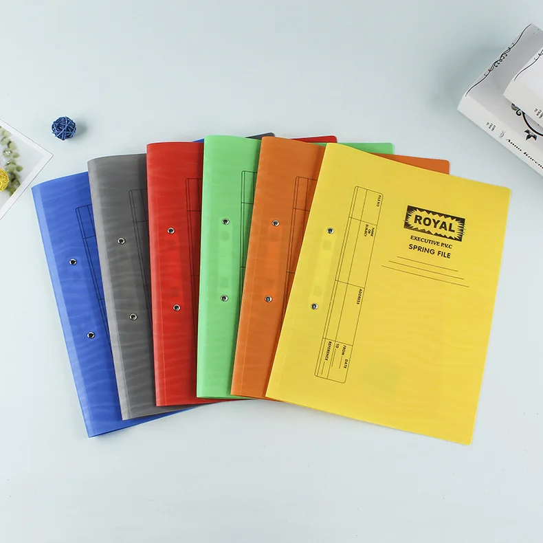 Factory best-selling FC polypropylene executive file (plastic)  PP Spring file thickening folder