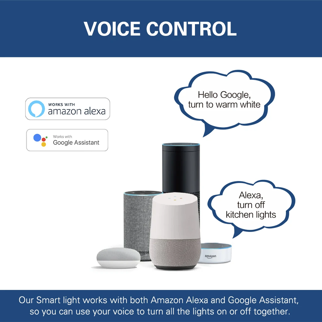 Лампа VACE с дистанционным управлением лампы через Google подсветка приложением Wlan дизайн интерьера потолочный светодиодный светильник для умного дома