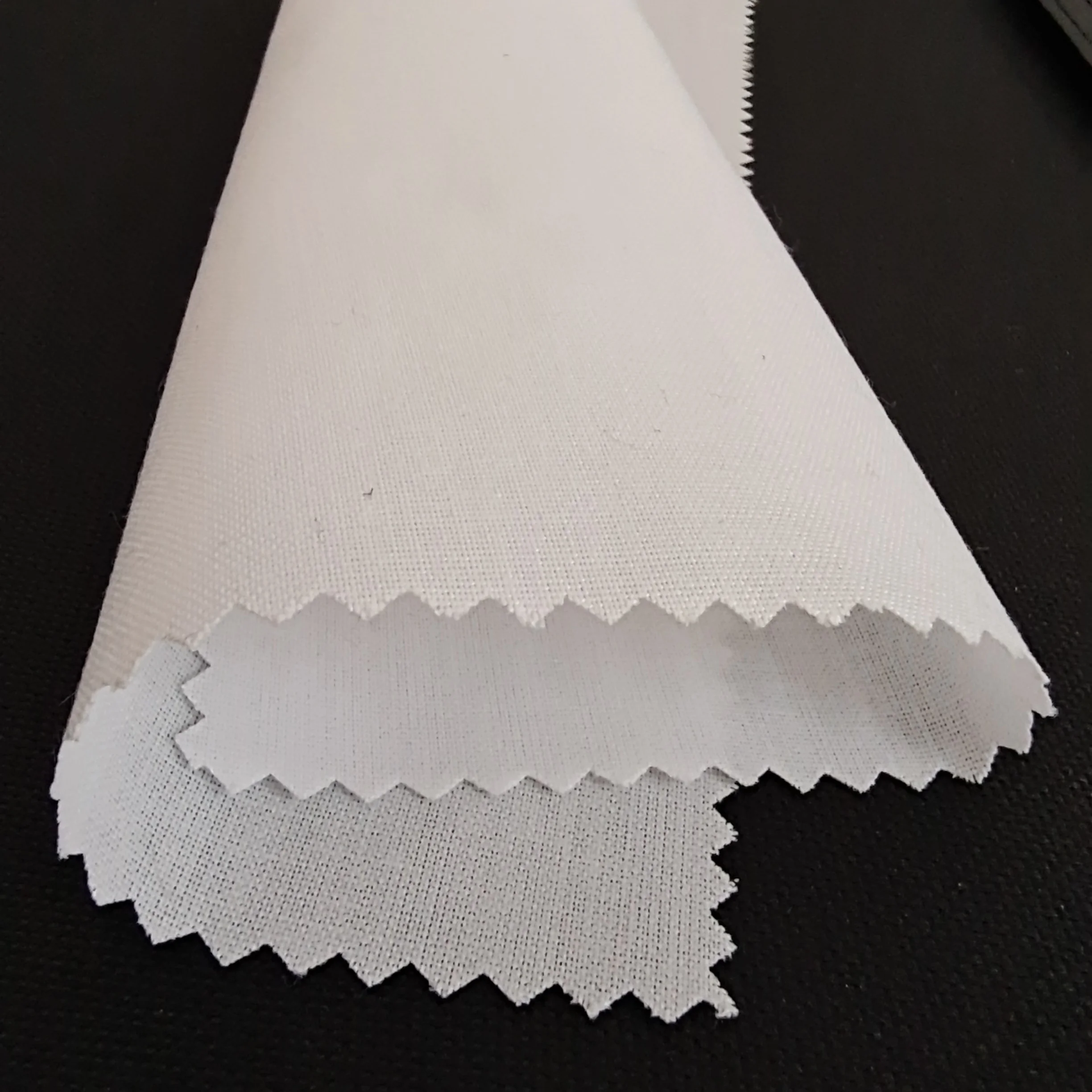 100% Cotton Woven Fusible Shirt Interlining for Collar Placket and Cuff shirt collar fusing interlining