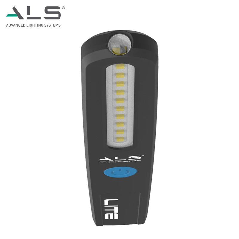 ALS 250lm Ultra slim LED Work light Portable Li-ion Battery Rechargeable Light Magnetic Vehicle maintenance Inspection Light