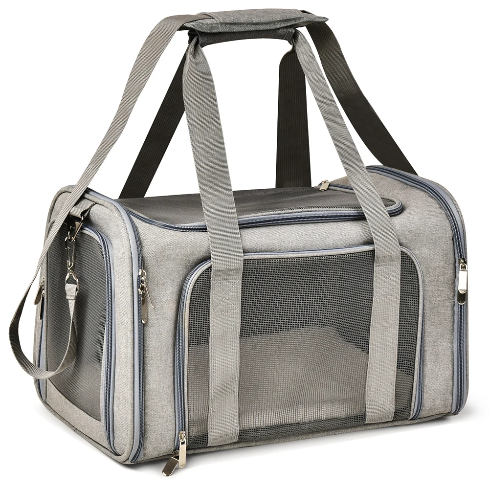 Cat Carriers Dog Carrier Pet Carrier for Small Medium Cats Dogs Puppies up to 15 Lbs TSA Airline Approved