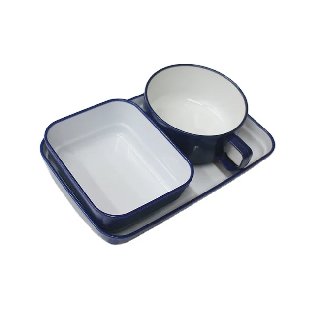 Hotel Aviation Food Serving Reusable Plastic Airline Tableware