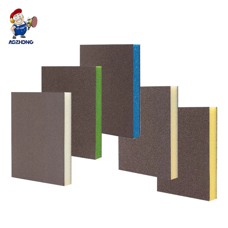 Sponge Manufacturer Hand Sanding Block Wet and Dry Sandpaper Sponge Suitable for Plastic