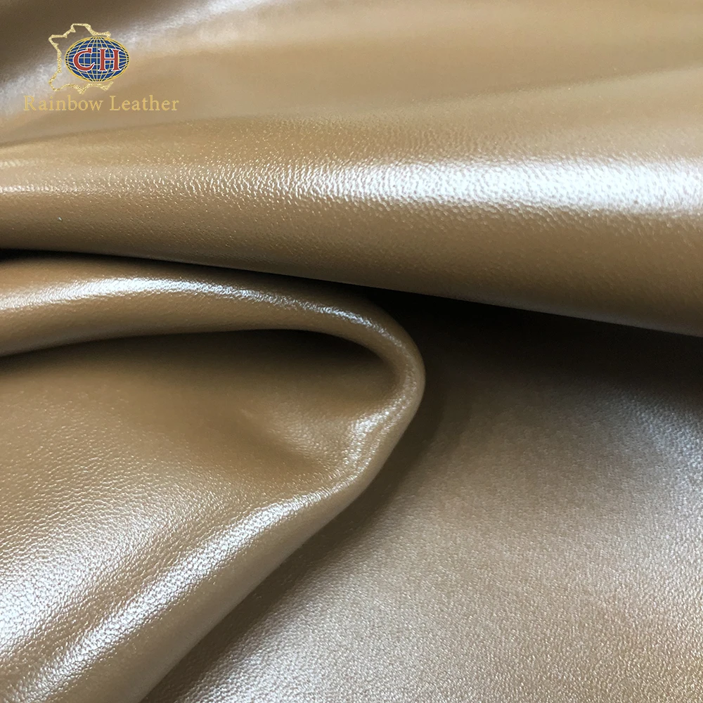 Coffee genuine leather Mixed breed sheepskin Napa full grain leather For Sandal Handbags