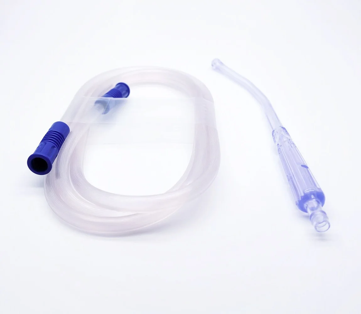 Hot sale Medical disposable PVC dental suction tube and handle disposable suction tube medical