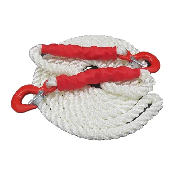 Изготовлен из нейлона, буксировочный трос для швартовки лодок, морских кораблей, автомобилей или транспортных средств