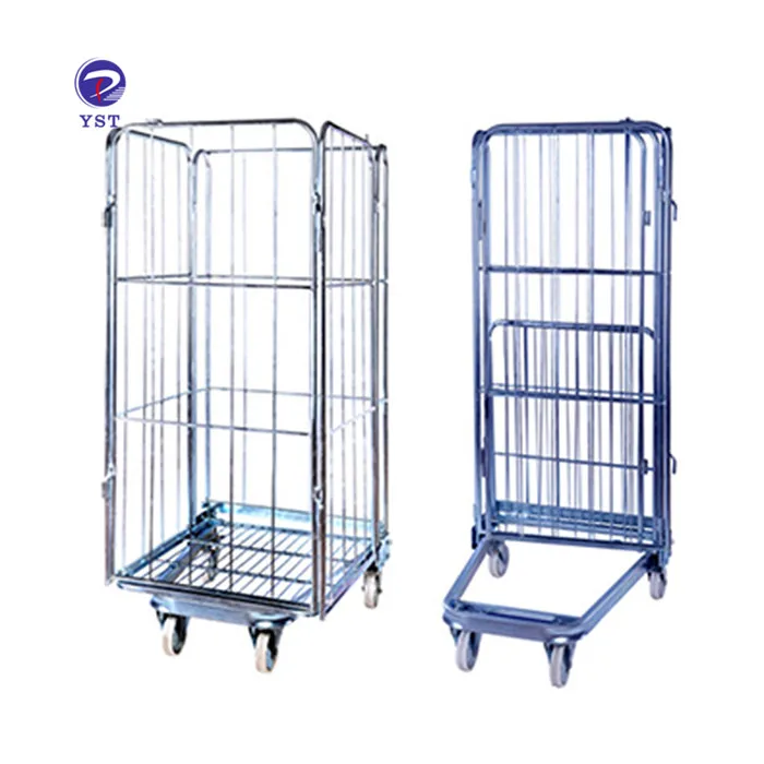  wire mesh roll container for warehouse heavey dudty