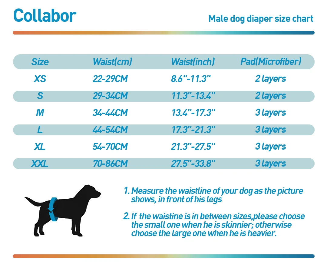 COLLABOR Italian Greyhound Absorbable Pet Pee Pad Diaper Washable Reusable Dog Diaper Convince Dog Pamper Diapers