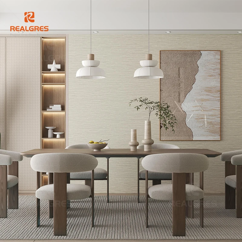 Fabric Grain Bamboo Charcoal Board WPC Plastic Wall Cladding for Hotel Interior Design Eco-Friendly Material for Interior Walls