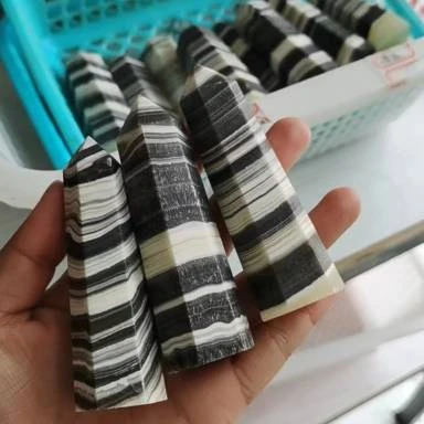 wholesale hot sale natural zebra calcite point
