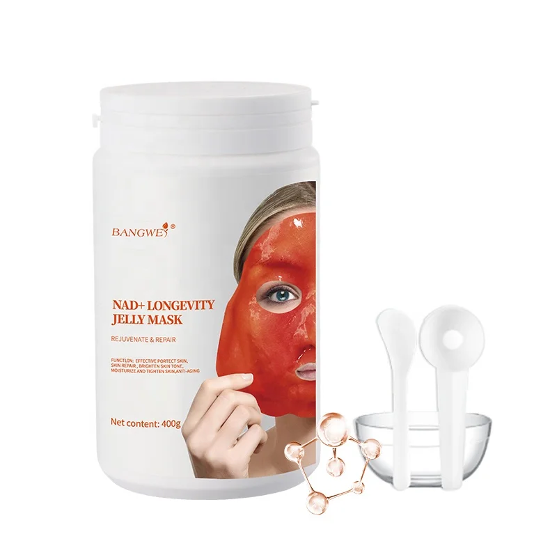 BANGWEI OEM private Label Custom Organic Natural Whitening Jelly Peel Off Face & Body Mask Crystal Facial Jelly Mask Powder