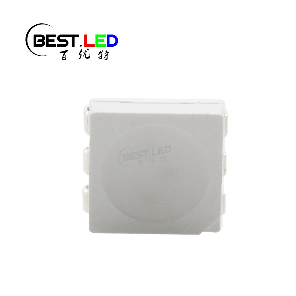 Млечный объектив 5050 светодиод белый рассеянный SMD светодиодный ИК-диод 730 нм красный