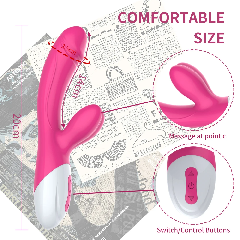 Hot Style G Spot Women Pussy Massager Adult Sex Toys Cheap Silicone Rabbit Dildo Vaginal Electric Vibrator For Women Sex Toy