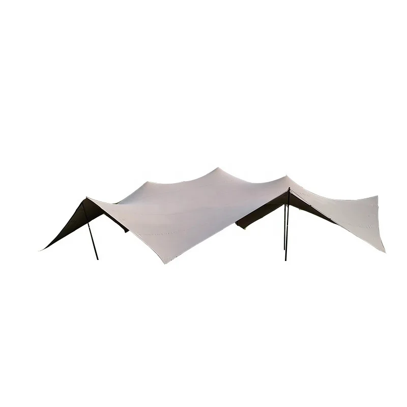 Internet celebrity camp elastic canopy outdoor thickened sun shade rain-proof large canopy tent light luxury hotel sunshade