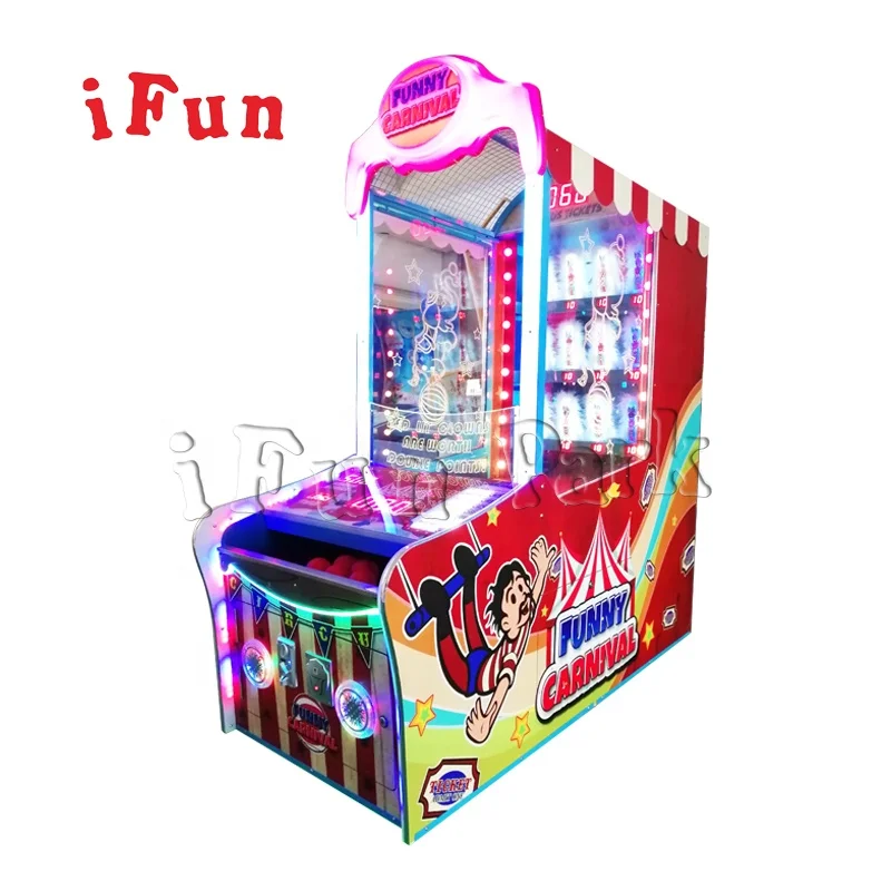 Ifun New Coin Operated Arcade Redemption Game Machine for Kids Children Funny Carnival Hit the Clowns Games