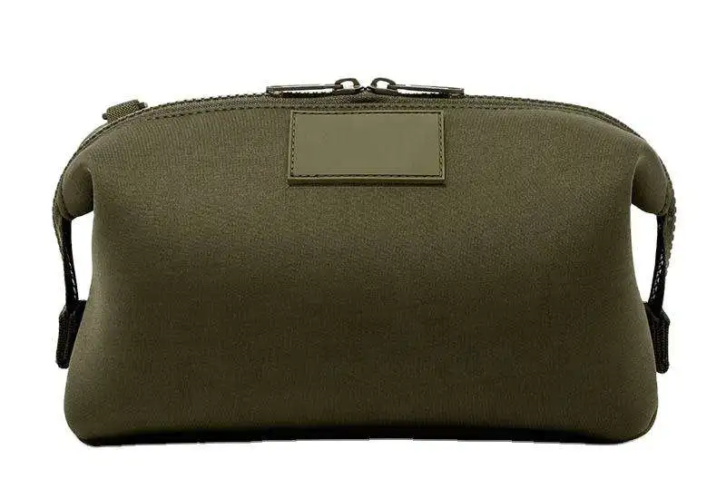 Custom Factory  Neoprene Cosmetic Bag Travel Waterproof Portable Cosmetic Neoprene Zipper Pouch Bag