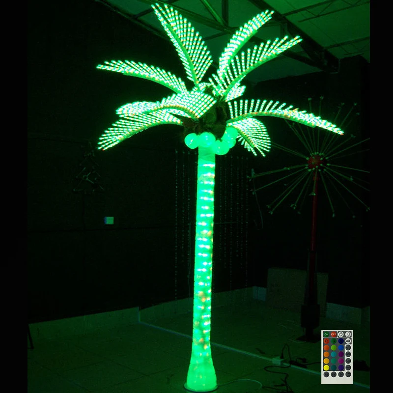 IP65 Outdoor Party Decoration LED Lighted up Coconut Palm Tree