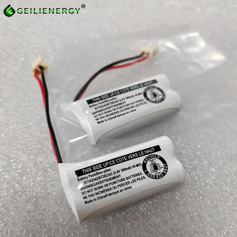Cordless telephones batteries BT162342 bt183342 2.4v 300mah aaa nimh battery 1.2v rechargeable