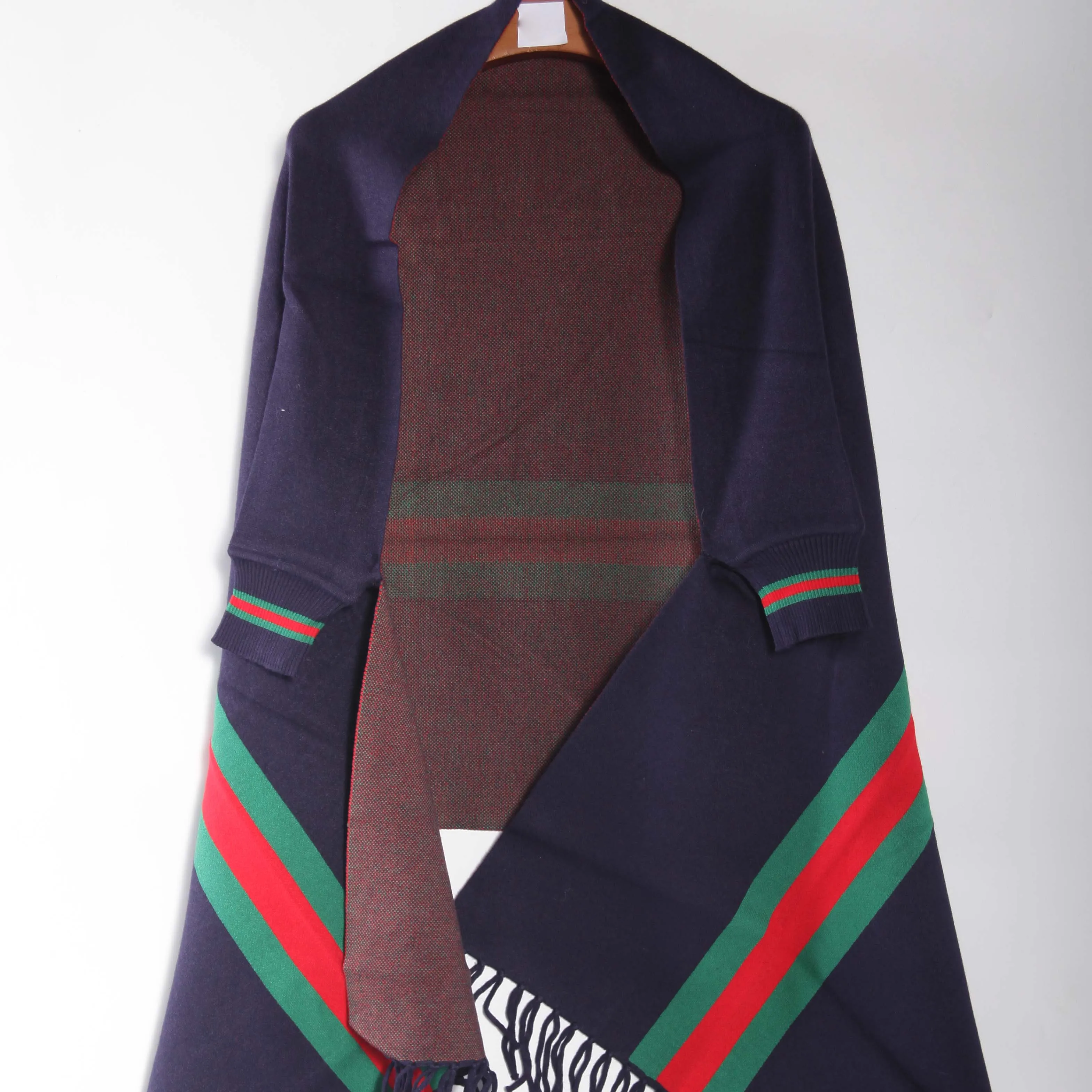 
Wholesale Winter 2020 New Arrival Turn Down Neck Women Knitted Poncho Sweater Patterns Crochet Poncho For Women Sweater 