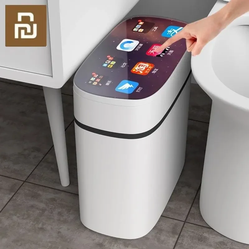 Can Electric Automatic Trash Can USB Waterproof Sensor Trash Can Smart Home New 13/16L Smart Sensor Trash