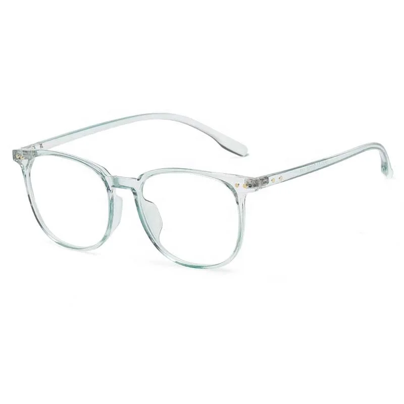 Feirong Vintage Unisex portable Retro Style Round TR90 Frame Clear Lens Glasses Optical Spectacles Casual Eyewear Plain Glass