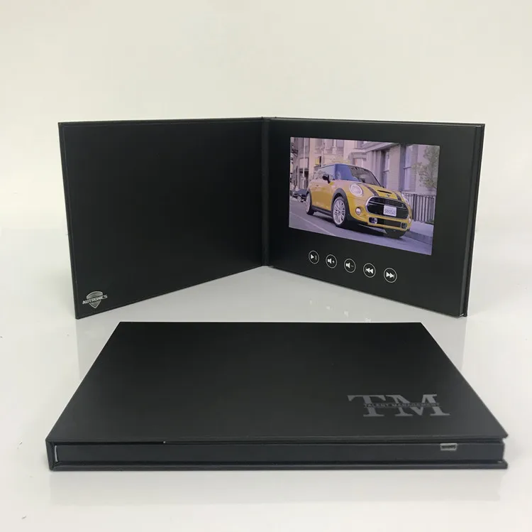2023 Best Selling China Homemade lcd Brochure Video Card 7 Inch ips lcd Screen Gift Video Brochure Card for Business Marketing