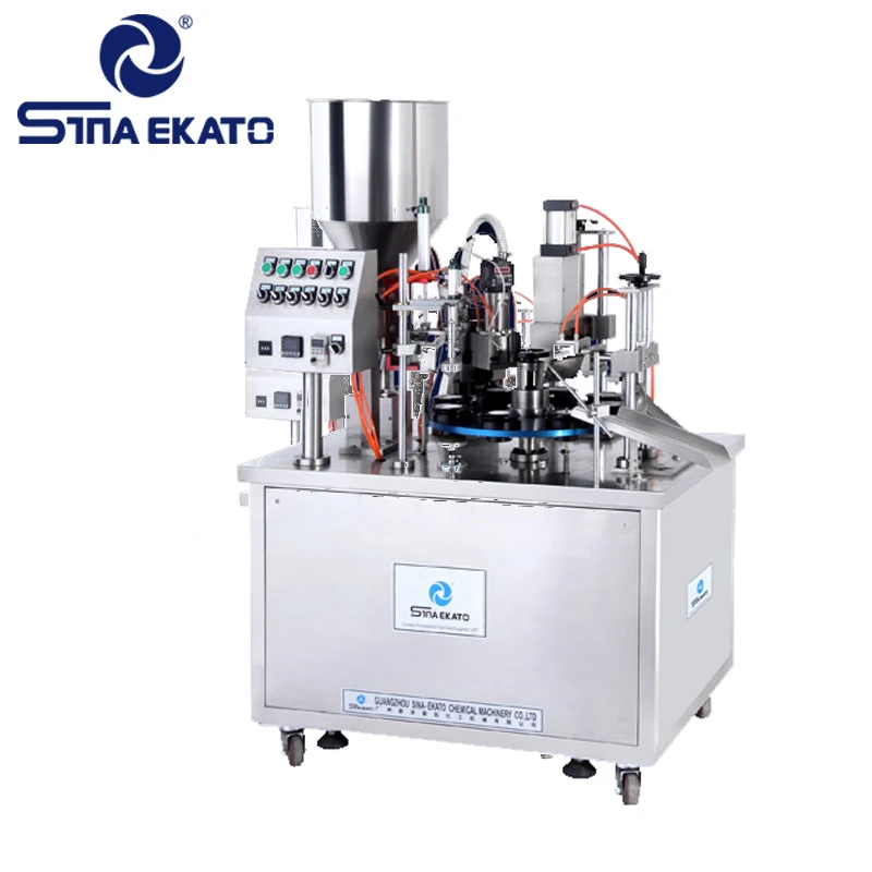 Body Lotion Cream Tube Filling Sealing Machine Automatic Plastic Laminated Tube Filling Machine for Toothpaste Cosmetics