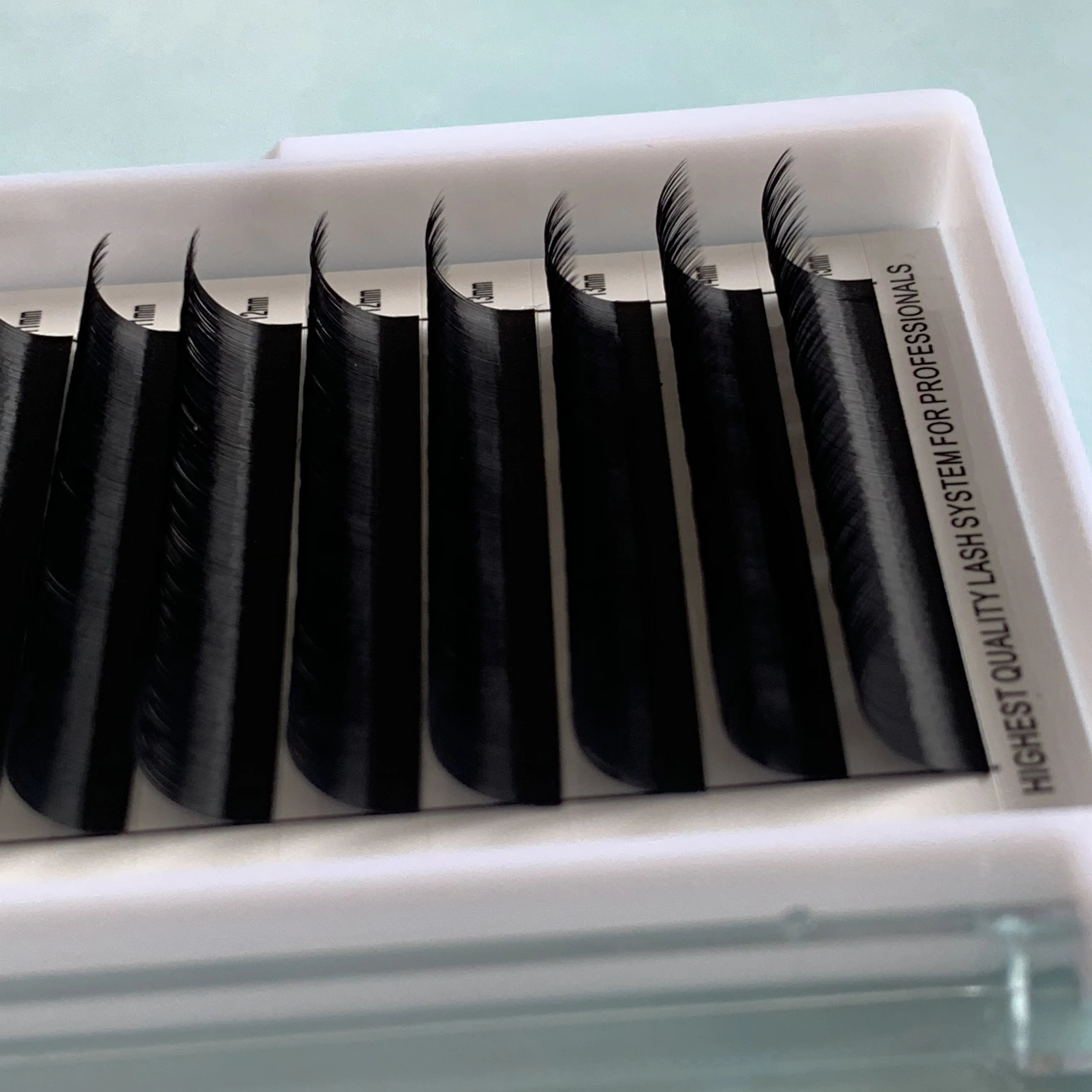 Individual Classic Lashes Premium PBT B C CC D DD Curl Single Mink Individual False Eyelash Extensions