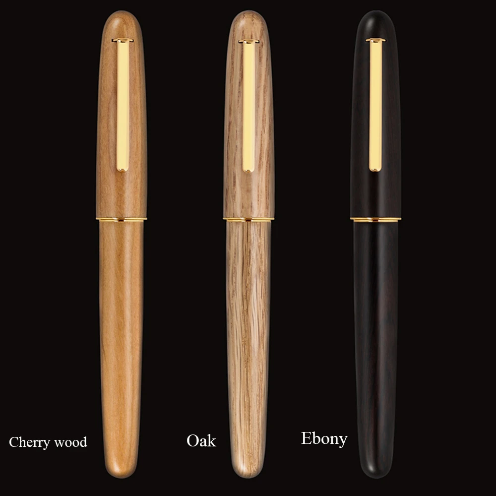 Handmade Full Wooden Beautiful Texture 0.5 Nib Fashion Writing Ink Gift Pen New jinhao