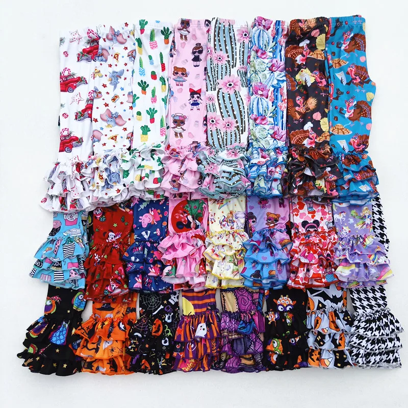 Latest winter kids leggings girl Christmas boutique milk silk kids leggings tights baby girl winter clothes children leggings