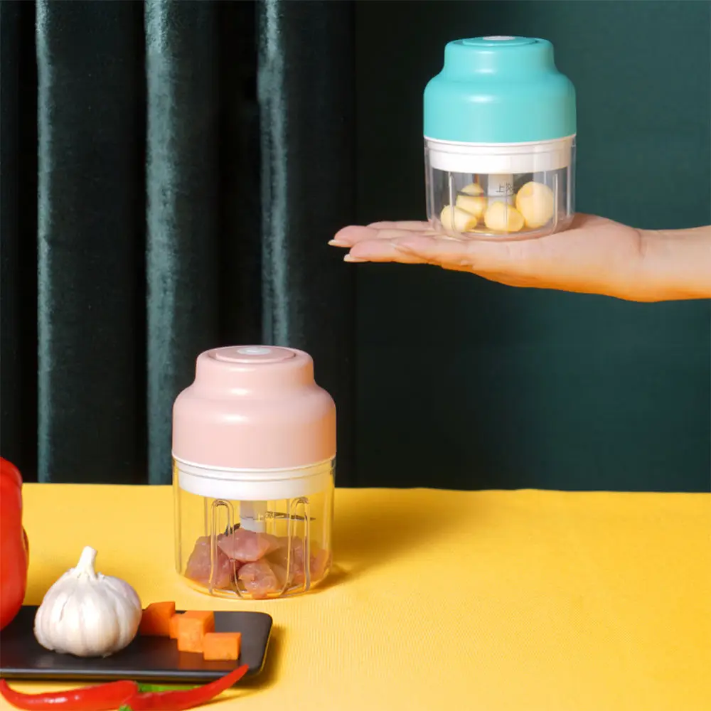 LBB Customized LOGO Household Kitchen Electric Meat Grinder Mini Wireless Food Processor Chopper Baby Food Crusher