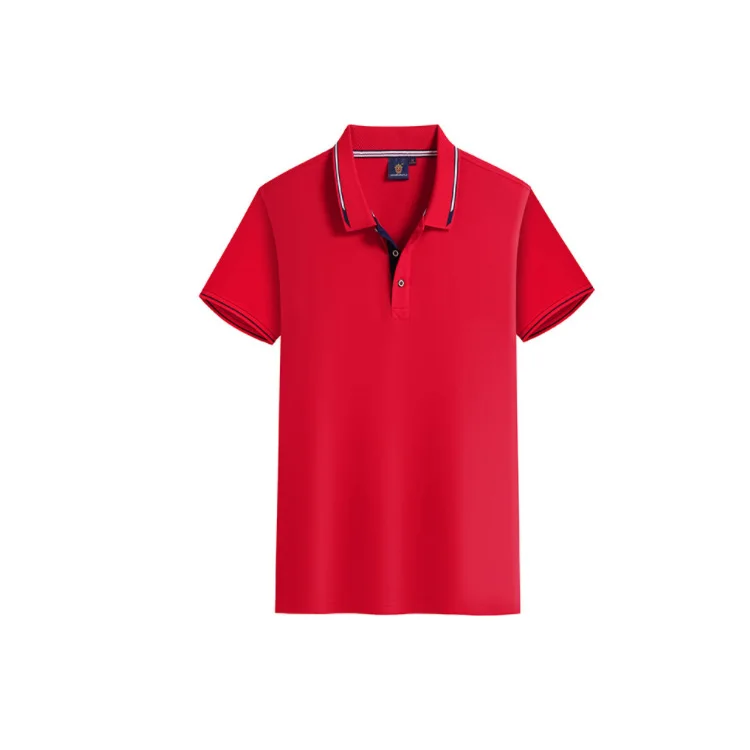 OEM accepted business style customized cotton fabric material polo shirt for work work staff uniform shirt