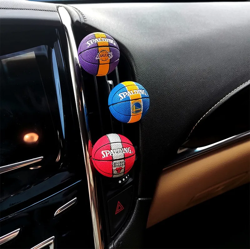 Hot Selling New Promotion Basketball Mode Diffuser Clip Car Air Freshener With Car Air Outlet Fragrance