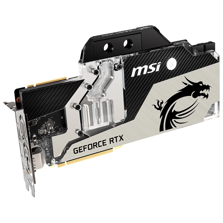 MSI NVIDIA GeForce RTX 2080 SEA HAWK EK X 8G Used Gaming Graphics Card with 8GB GDDR6 256 bit Memory