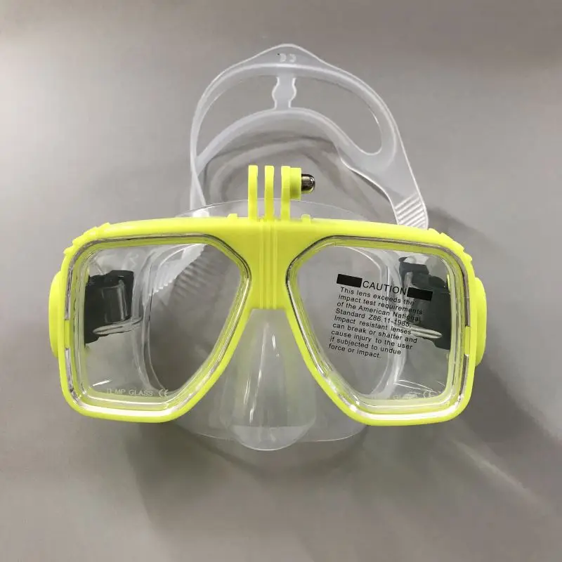 
Top quality low volume silicone spearfishing diving snorkeling goggles anti-fog Freediving mask with mount 